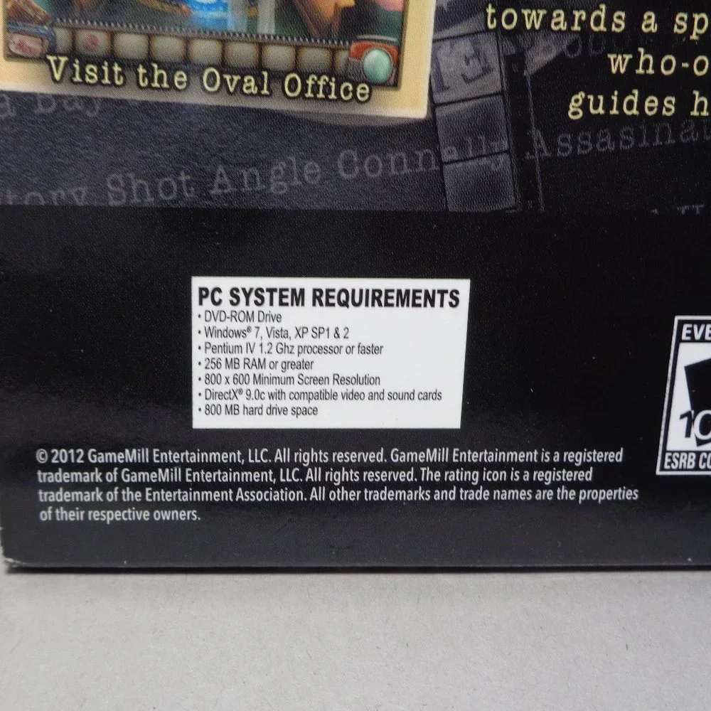 NOVEMBER 1963 New PC DVD-ROM Video Game / Deluxe Edition